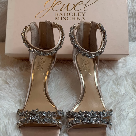 Jewel Badgley Mischka Caroline Sandal Size 5.5 - Picture 3 of 8
